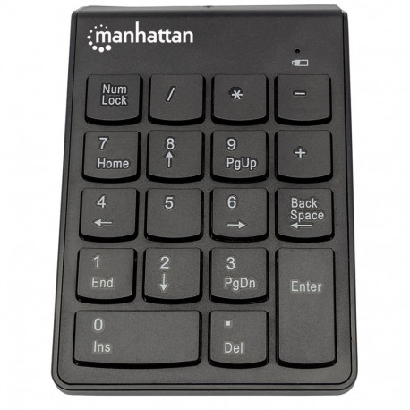 Numeric Keypad - Manhattan Wireless 2.4GHz 18 Keys Black