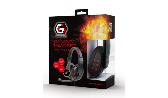 Headphones - Gembird Ghs-402 Wired Gaming Headband Black