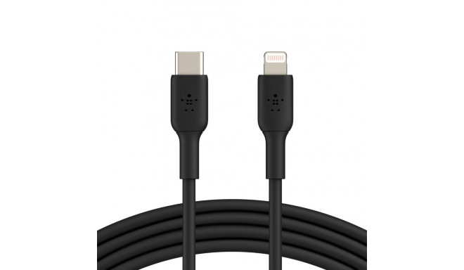 Lightning Cable - Belkin CAA003BT1MBK 1m USB-C to Lightning Black