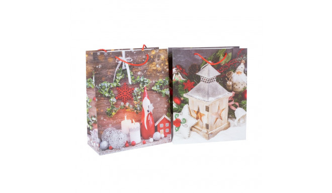 Gift bag SHINE M, 26x32x12cm, mix