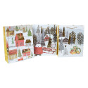 Gift bag WONDERLAND M, 26x32x10cm, mix