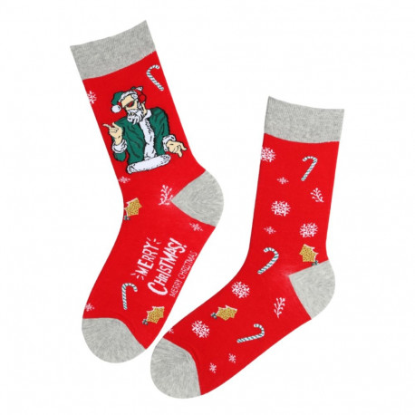 SOKISAHTEL MILAGRO punased jõulusokid meestele 446