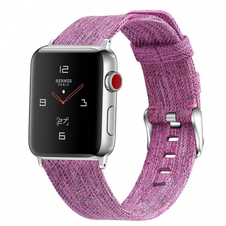 Kellarihm Trendybay Apple Watch 38/40/41/42mm, roosa, tekstiil