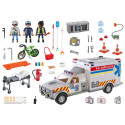 PLAYMOBIL Rescue Vehicles: Ambulance with Lights and Sound 70936