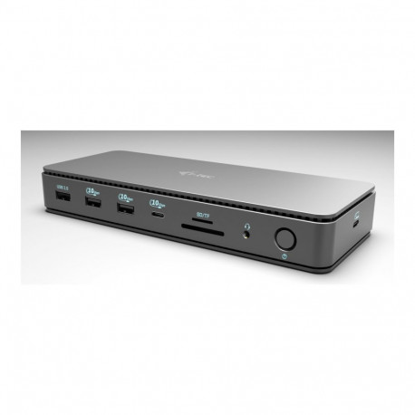 I-TEC Thunderbolt 4 2x Display dokk kolmas põlvkond 7x USB, sh 1x TB4, 2.5G LAN, PD 92W, 1m TB4 kaab