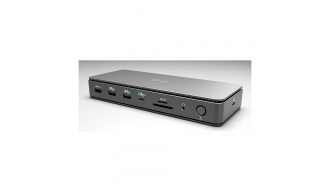 I-TEC Thunderbolt 4 2x Display dokk kolmas põlvkond 7x USB, sh 1x TB4, 2.5G LAN, PD 92W, 1m TB4 kaab