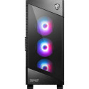 MSI MPG VELOX 100R Mid Tower Gaming Computer Case &#039;Black, 4x 120mm ARGB Fans, 1-6 ARGB Hub,
