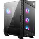 MSI MPG VELOX 100R Mid Tower Gaming Computer Case &#039;Black, 4x 120mm ARGB Fans, 1-6 ARGB Hub,