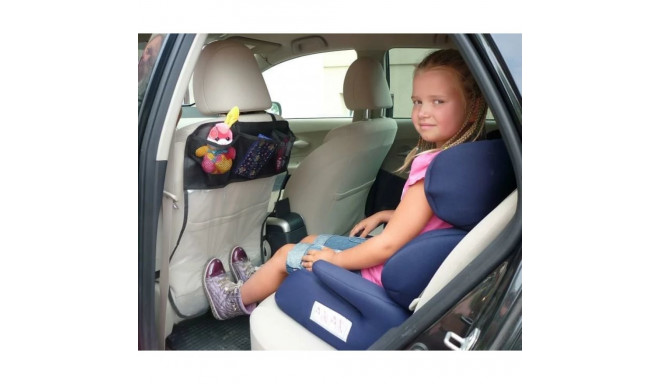 Car seat protector with pockets