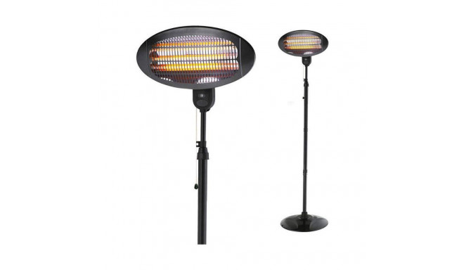 Quartz Heater EDM 07091 07091 Black 2000 W 49,6 x 15,6 x 24,2 cm