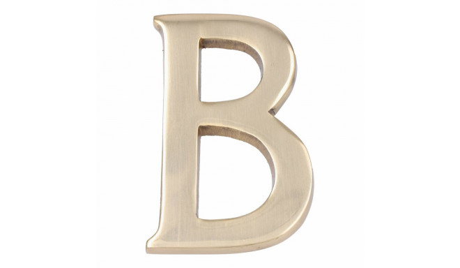 Letter EDM B Polished brass (10 cm)