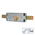 Lock EDM Blind To pack 154 x 59 mm Steel