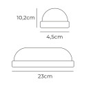 LED Wall Light EDM Oval White 18 W F 1820 lm (4000 K) LED Wall Light EDM Oval White 18 W F 1820 lm (4000 K)