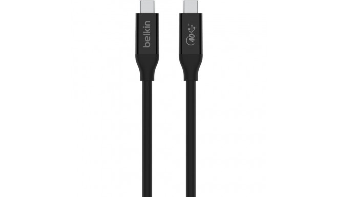 "Belkin USB4 Kabel, USB-C/USB-C, 40 Gbit/s, 100W, 0.8m, schwarz"