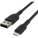 "Belkin Lightning Lade/Sync Kabel ummantelt mfi 3m schwarz"