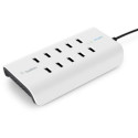 "Belkin 10-Port USB-Ladestation,120W, 2,4A pro Port, Weiß"