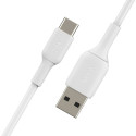 "Belkin USB-C/USB-A PVC Kabel, 1m, weiß, Doppelpack"