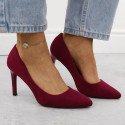 Sergio Leone 1339 W SK428C Suede Pumps (36)