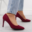 Sergio Leone 1339 W SK428C Suede Pumps (36)