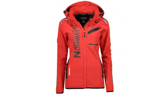 Geographgical Norway Reine DB LADY 068 W WY2679F/GN/Red / Black outdoor jacket (XL)