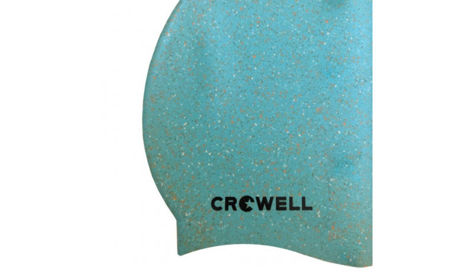 Crowell Recycling Pearl Silicone Swim Cap Light Blue Color 6