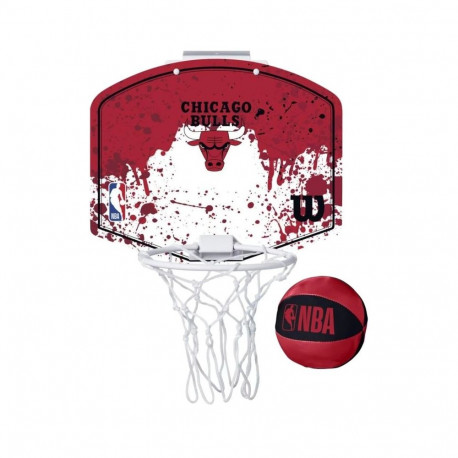 Wilson NBA Team Chicago Bulls Mini Hoop Basketball Backboard WTBA1302CHI (One size)