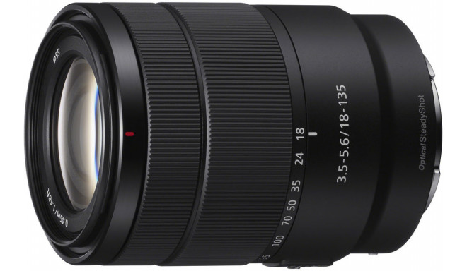 Sony E 18-135mm f/3.5-5.6 OSS lens, black