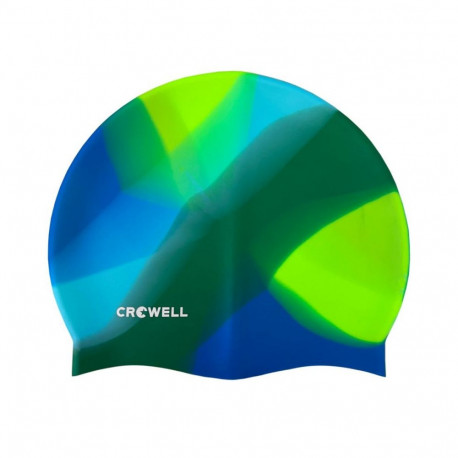 Crowell Multi Flame Silicone Swimming Cap, col.20