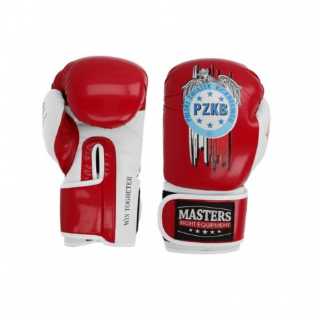 Boxing gloves Masters Rpu-PZKB 011001-02 10 oz (niebieski)