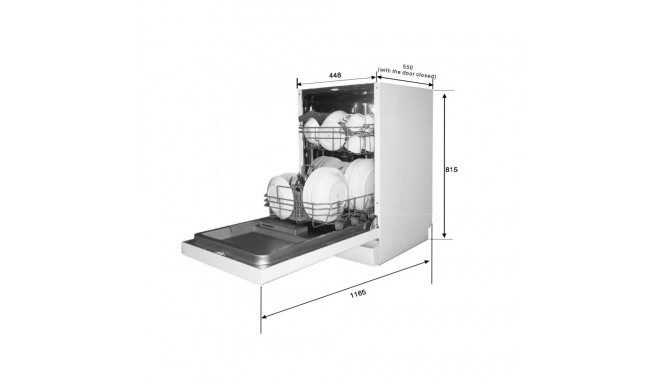 Integreeritav nõudepesumasin Brandt VS1010J
