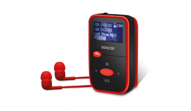 MP3 player Sencor, red