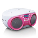 Portable FM-radio/CD/MP3/USB player Lenco SCD301PK