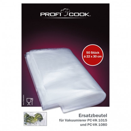 Vaakumkotid ProfiCook PCVK1015EBS 50tk 22x30 cm 8910151