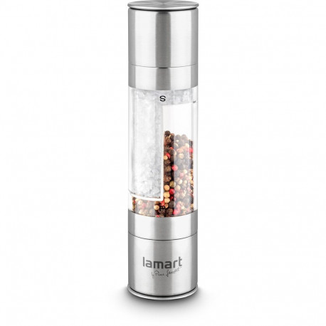 Mechanical salt and pepper mill 2-in-1 Lamart
