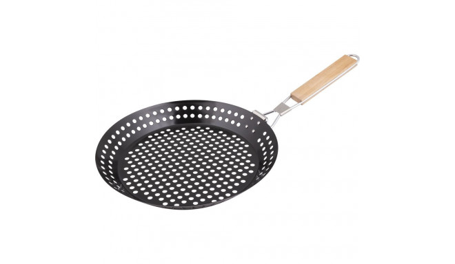 Grill pan with a folding handle- round Lamart