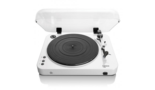 Turntable with USB direct encoding Lenco, white