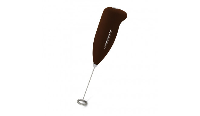 Mini milk frother latte Esperanza, latte brown