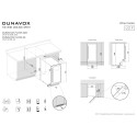 Wine cabinet Dunavox DAUF-32.83B