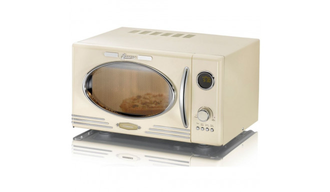 Microw.oven,electron.w/grill, 23l Melissa, cream