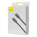 Baseus Type-C - Lightning cable, Crystal Shine Series Fast Charging Data Cable 20W 2m Black (CAJY000 Baseus Type-C - Lightning cable, Crystal Shine Series Fast Charging Data Cable 20W 2m Black (CAJY000
