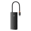 Baseus HUB Lite Series 5-in-1 Multifunctional (Type-C to 2x USB 3.0 / Type-C / HDMI 1.4 / SD/TF) Bla
