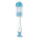 Brush with suction self supporting, blue