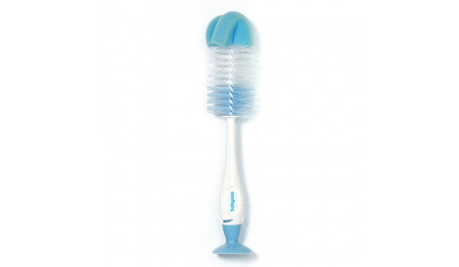 Brush with suction self supporting, blue