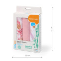 BabyOno bamboo diapers 3 pcs, pink 397/07