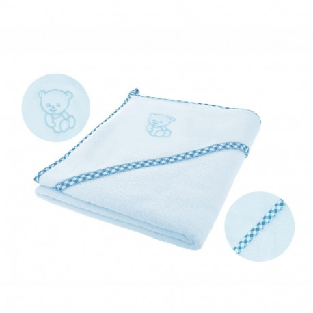 Lamb soft bath towel – BLUE, 80x80, BOC0036