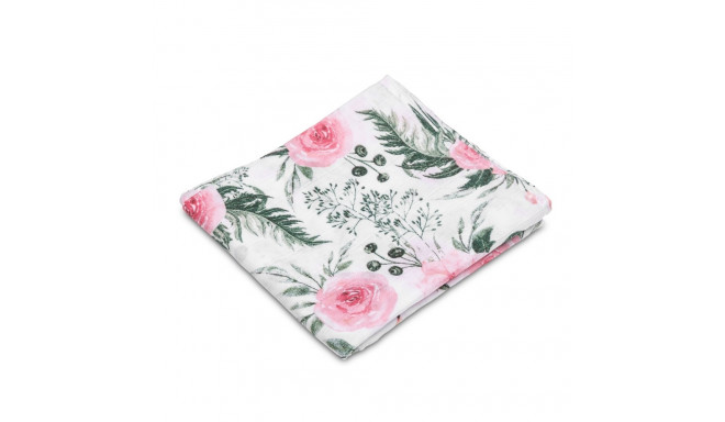 Muslin diaper – roses