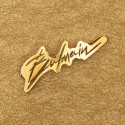 BALMAIN HAIR juukseklamber 18K kullatud / Slide Signature Logo 18K Gold