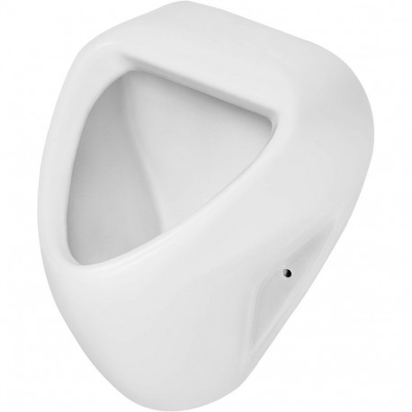Hanging urinal - water connection from the back