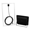 V-TAC 40W Black IP65 Solar LED Projector, Remote Control, Timer VT-200W 4000K 3100lm