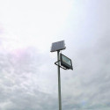 V-TAC 40W Must IP65 Päikesepatareiga LED Prožektor, Puldi ja Taimeriga, VT-200W 4000K 3100lm